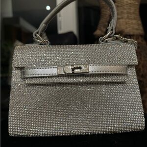 Elegant Silver Handbag